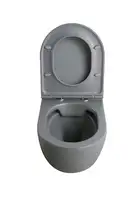 Mixxus Premium TOPPER-0303-R Унитаз подвесной, серый (MP6657)