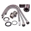 Смеситель для кухни Zerix KIT-021, графит/черный (ZX5559)
