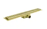 KOER FD35 Трап душовий, нержавіюча сталь, Brushed Gold (AC0717)