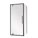 Душова кабіна без піддону Mixxus Premium BEVEL SC01-90x90x195-TR Black прозоре скло 6мм (MI6864)
