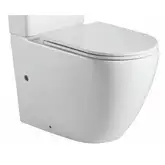 Чаша унітазу-компакту Mixxus Premium Ellipse-0402-R Bowl 660х390х855 Rimless без сидіння (MI8346)