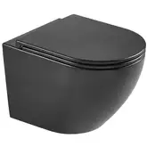 Mixxus Premium Ellipse-0303-R Унитаз подвесной, черный (MP6464)