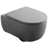 Mixxus Premium TOPPER-0303-R Унитаз подвесной, серый (MP6657)