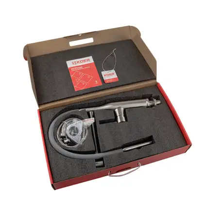 KOER KI-70005-02 Смеситель для кухни, нерж. сталь (KR3388) KOER KI-70005-02 Смеситель для кухни, нерж. сталь (KR3388)