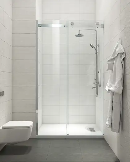 Koer SR SD01 Дверь в нишу, прозрачное стекло, хром (KR5380) Koer SR SD01 Дверь в нишу, прозрачное стекло, хром (KR5380)