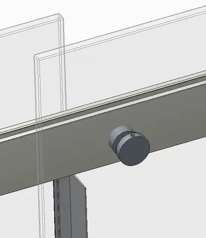 Koer SR SD01 Дверь в нишу, прозрачное стекло, хром (KR5380) Koer SR SD01 Дверь в нишу, прозрачное стекло, хром (KR5380)