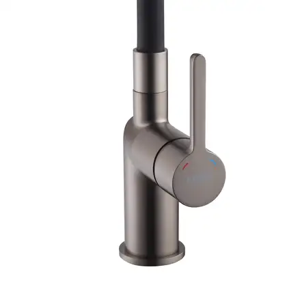 KOER KB-70029-07 Смеситель для кухни, графит (KR5500)