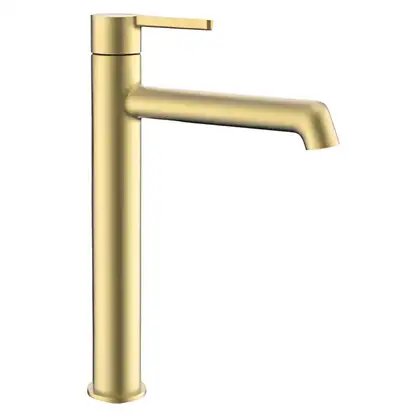 KOER KB-11029-12 Смеситель для умывальника, матовое золото (KR5502) KOER KB-11029-12 Смеситель для умывальника, матовое золото (KR5502)