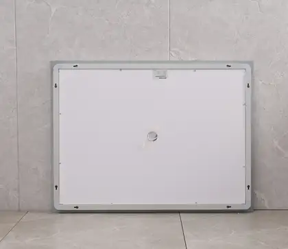 Дзеркало Mixxus LIGHT MR01-80x60 з Led Touch, Anti-fog, димером, регулятором яскравості, годинником (MI5998)