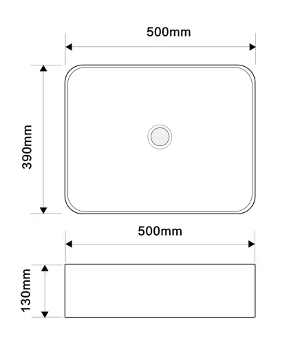 MIXXUS PREMIUM DIVERSE-0110 Раковина, біла (MP6516) MIXXUS PREMIUM DIVERSE-0110 Раковина, біла (MP6516)