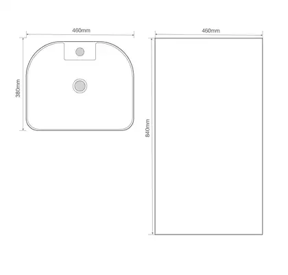 MIXXUS PREMIUM DIVERSE-1101 MARBLE Раковина моноблок (MP6575)