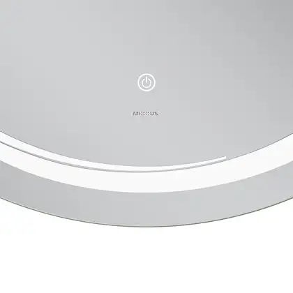 Дзеркало Mixxus Premium WAVE MC04-90 з Led Touch, Anti-fog, димером (3-6,5kK) (MP6637)