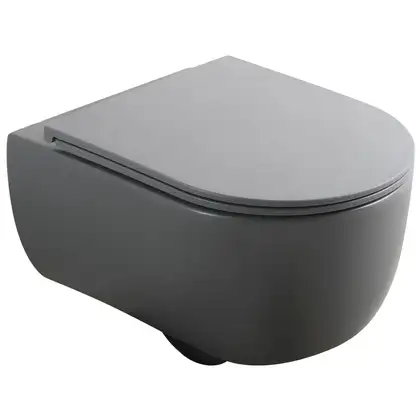 Mixxus Premium TOPPER-0303-R Унитаз подвесной, серый (MP6657)