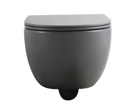 Mixxus Premium TOPPER-0303-R Унитаз подвесной, серый (MP6657)
