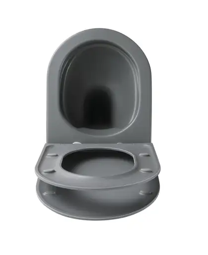 Mixxus Premium TOPPER-0303-R Унитаз подвесной, серый (MP6657)