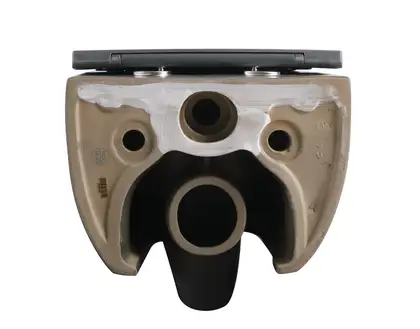 Mixxus Premium TOPPER-0303-R Унитаз подвесной, серый (MP6657)