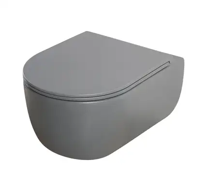 Mixxus Premium TOPPER-0303-R Унитаз подвесной, серый (MP6657)