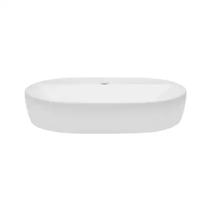 Раковина накладная Mixxus Premium ELLIPSE-0204, белая (MP6679)