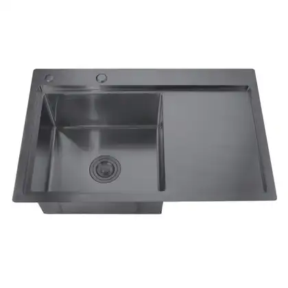 ZERIX ZH7849L-215 Мойка, Nano-Black (MX1590) ZERIX ZH7849L-215 Мойка, Nano-Black (MX1590)