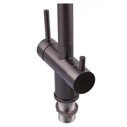 Смеситель для кухни Zerix KIT-021, графит/черный (ZX5559) Смеситель для кухни Zerix KIT-021, графит/черный (ZX5559)