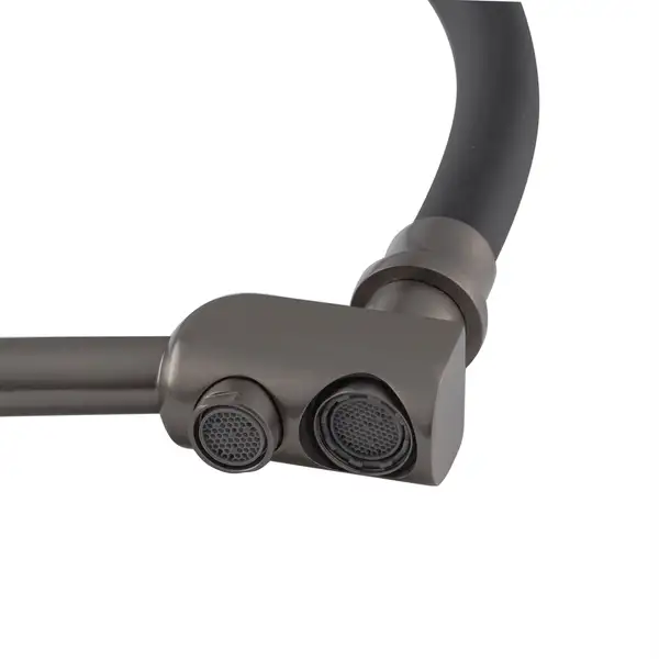 KOER KB-72003-07 Смеситель для кухни, черный/хром (KR3377) KOER KB-72003-07 Смеситель для кухни, черный/хром (KR3377)