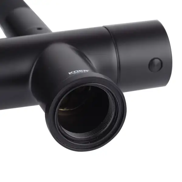 KOER KB-72002-05 Смеситель для кухни, черный/хром (KR3384)