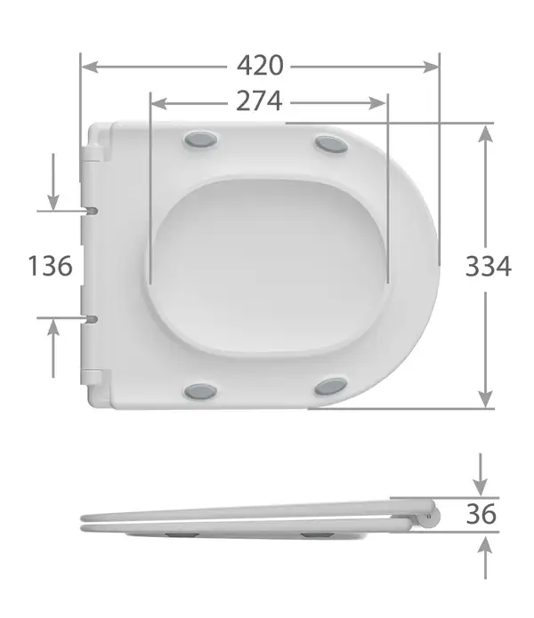 Унітаз-компакт Mixxus BEVEL-0407-T1 630х350х795mm, система змиву TORNADO 1.0 (MI6690)