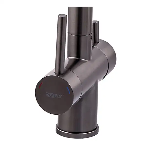 Змішувач для кухні Zerix KIT-021, графіт/чорний (ZX5559) Змішувач для кухні Zerix KIT-021, графіт/чорний (ZX5559)