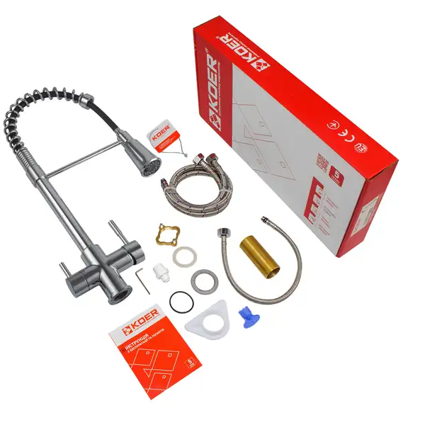 KOER KB-72025-01 Змішувач для кухні з питною водою (KR5014) KOER KB-72025-01 Змішувач для кухні з питною водою (KR5014)