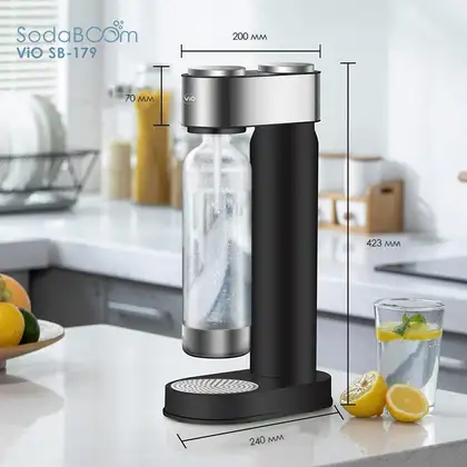 Апарат для газування води ViO SodaBoom SB-179 (2427) Апарат для газування води ViO SodaBoom SB-179 (2427)