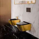 Биде подвесное Catalano Gold & Silver (1BS55NRNO) фото 3 Aquada.com.ua
