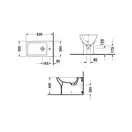 DURAVIT PURAVIDA биде напольное 36*63см (2247100000) фото 2 Aquada.com.ua
