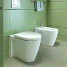 Биде напольное Duravit Starck2 57х37 см, цвет белый (2255100000) фото 3 Aquada.com.ua