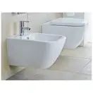 Биде подвесное Duravit Happy D.2 54х36,5 см, цвет белый (2258150000) фото 3 Aquada.com.ua
