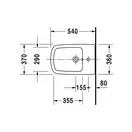 Биде подвесное Duravit DuraStyle 54х37 см (2282150000) фото 4 Aquada.com.ua
