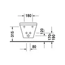 Биде подвесное Duravit DuraStyle 54х37 см (2282150000) фото 6 Aquada.com.ua