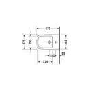 Биде напольное Duravit DuraStyle 57х37 см, цвет белый (2284100000) фото 4 Aquada.com.ua