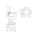 Подвесной унитаз-биде Geberit AquaClean Tuma Classic (146.094.11.1)