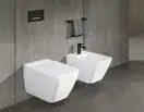 Биде подвесное Villeroy & Boch Finion 56х37,5 см (ярко-белый ceramicplus) (446500R1) фото 3 Aquada.com.ua