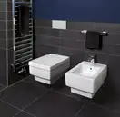 VILLEROY & BOCH MEMENTO биде 37,5*56см, подвесное, для 1 поз.смес., с отв под смес, с переливом, цвет белый альпин (54280001) фото 4 Aquada.com.ua