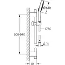 Душовий гарнітур Grohe Power &amp; Soul Cosmopolitan 130 (27734000)