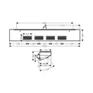 Бічний душ, Hansgrohe Rainfinity 500 1jet, Chrome (26243000)