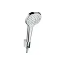 Ручной душ с держателем и шлангом 1,25 м Hansgrohe Croma Select S (цвет - хром/белый) (26425400) фото 1 Aquada.com.ua