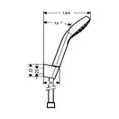 Hansgrohe Croma Select E Vario 125 Душовий набір, білий / хром (26425400)