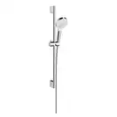 Hansgrohe Душевой набор 0,65 м, белый/хром Crometta 1jet (26533400) фото 3 Aquada.com.ua