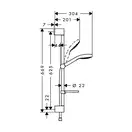 Hansgrohe Croma Select E Vario Душовий набір, білий/хром (26582400)