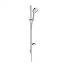 Душевой гарнитур Hansgrohe Raindance Select 120 3jet со штангой 90 см и мыльницей (цвет - хром/белый) (26621400) фото 1 Aquada.com.ua