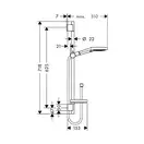 HANSGROHE Душевой набор, 0,65 м, хром Raindance Select S 120/ Unica S Puro (26630000) фото 2 Aquada.com.ua