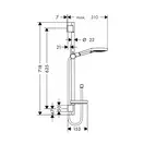 HANSGROHE Душевой набор, цвет хромбелый, 0,65 м Raindance Select S 120 (26630400) фото 2 Aquada.com.ua