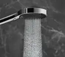 Душевой гарнитур Hansgrohe Rainfinity (цвет - хром/чёрный), 3 типа струи, шланг 1250 мм (26852000) фото 3 Aquada.com.ua